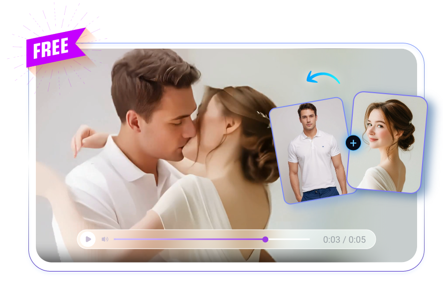 Free Online AI Kissing Video Generator