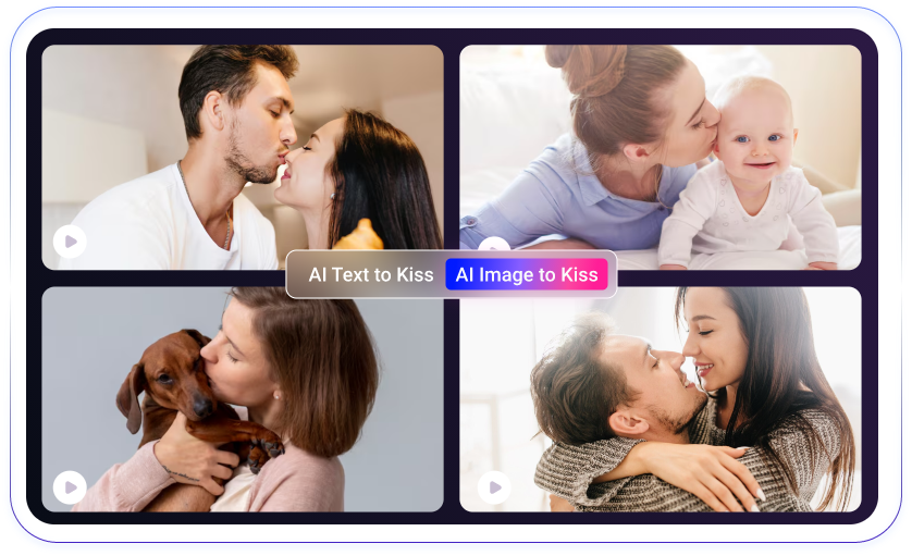 Image or Text to AI Kissing Video