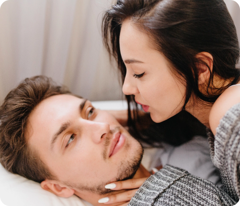 Romantic Dreamface AI Kissing