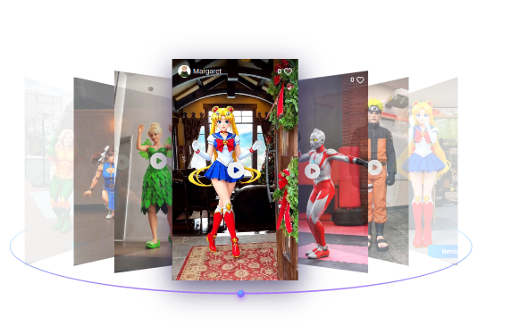 Anime Character Body Swap Video