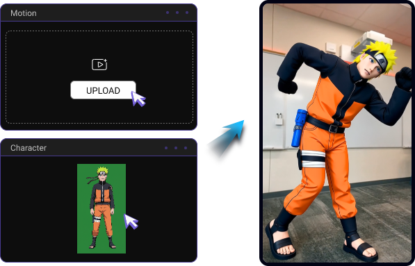 Make AI Body Swap Videos By Upload