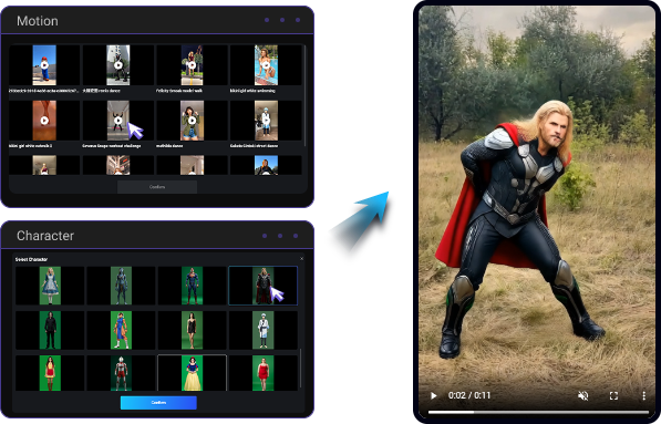 Make AI Body Swap Videos with Templates