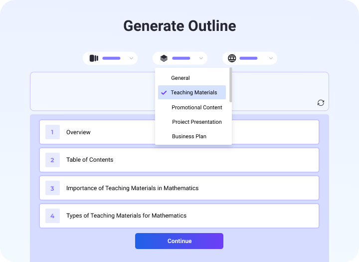 Confirm Outlines and Styles