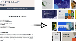 How to Change Lecture Notes to A Slideshow AI Study Tips